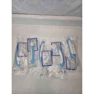 (6) BD PureWick Female External Catheter Blue/White Disposable New